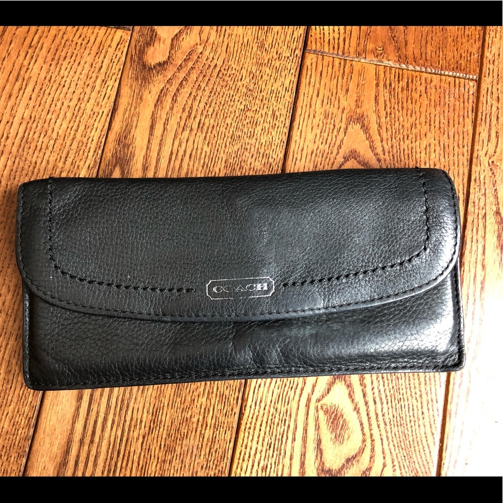 Coach leather wallet